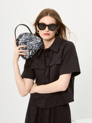 Сумка ELEGANZZA Z9644-7571 black/white