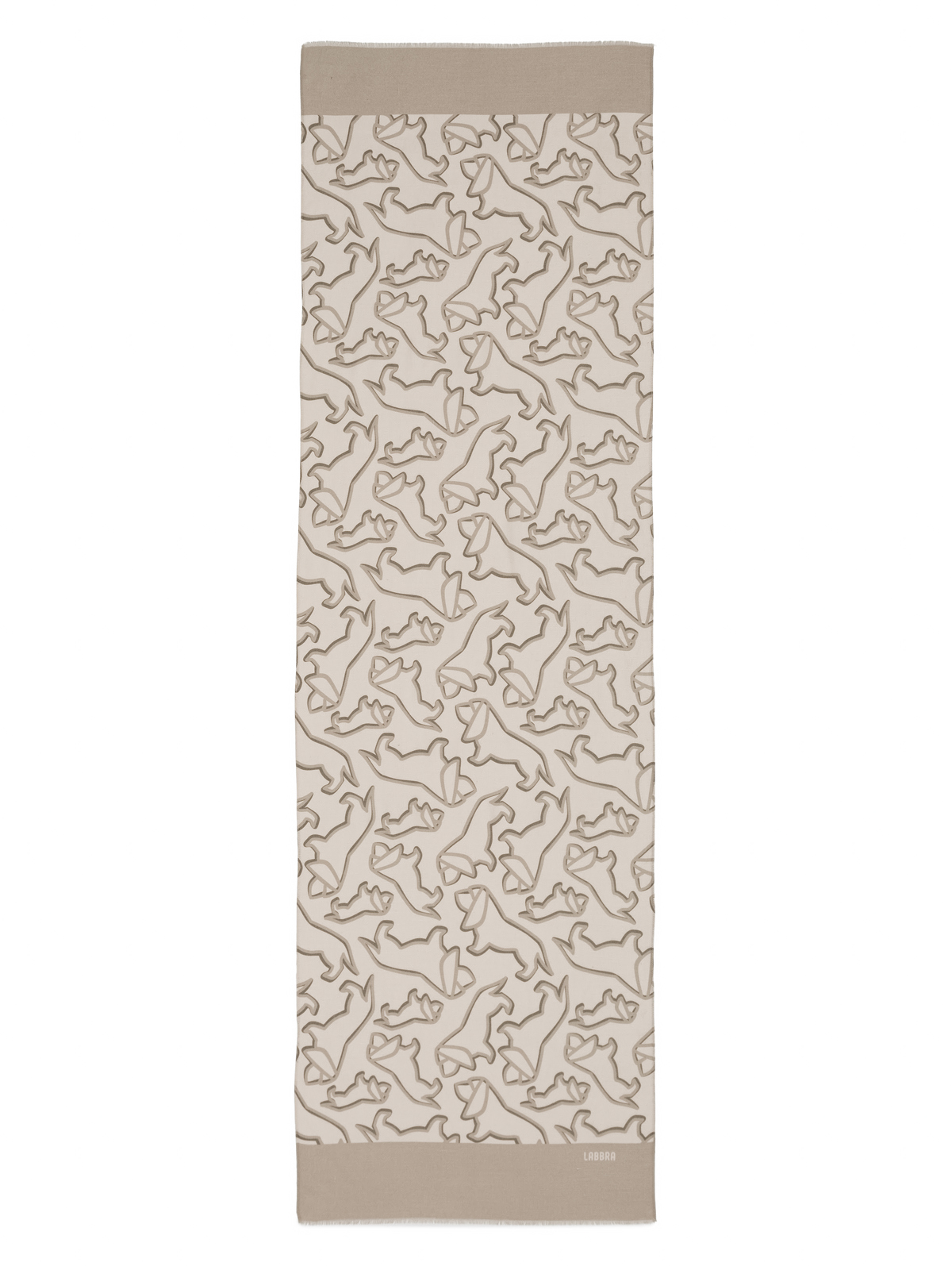 Палантин жен. виск+шерсть 65х180 LSZ33-628-03