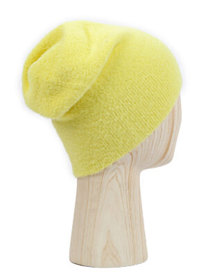 Шапка жен. виск+хл+эл LB-N88035 yellow