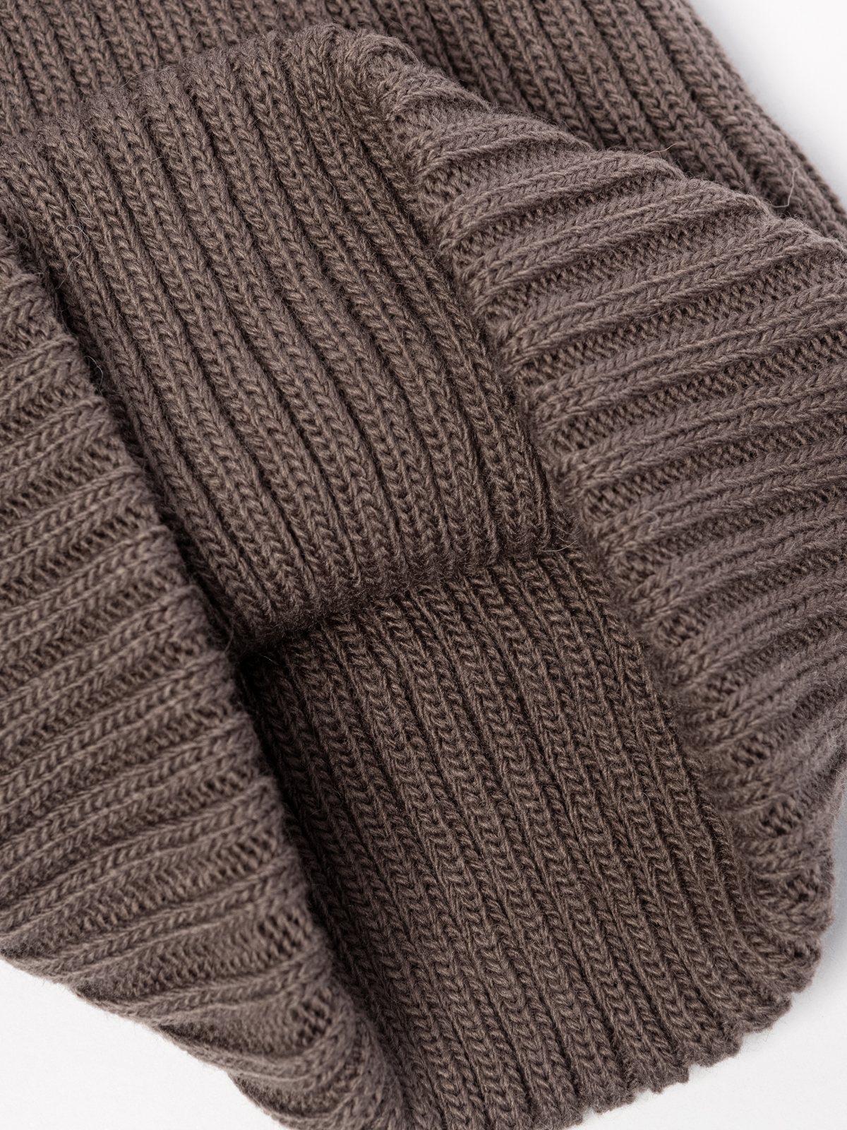 Шапка жен. шерсть+акр LB-A53014 taupe