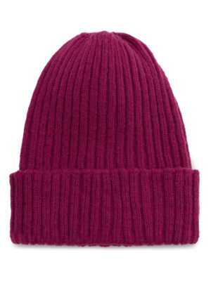 Шапка жен. шерсть+акр LB-A53075 fuchsia