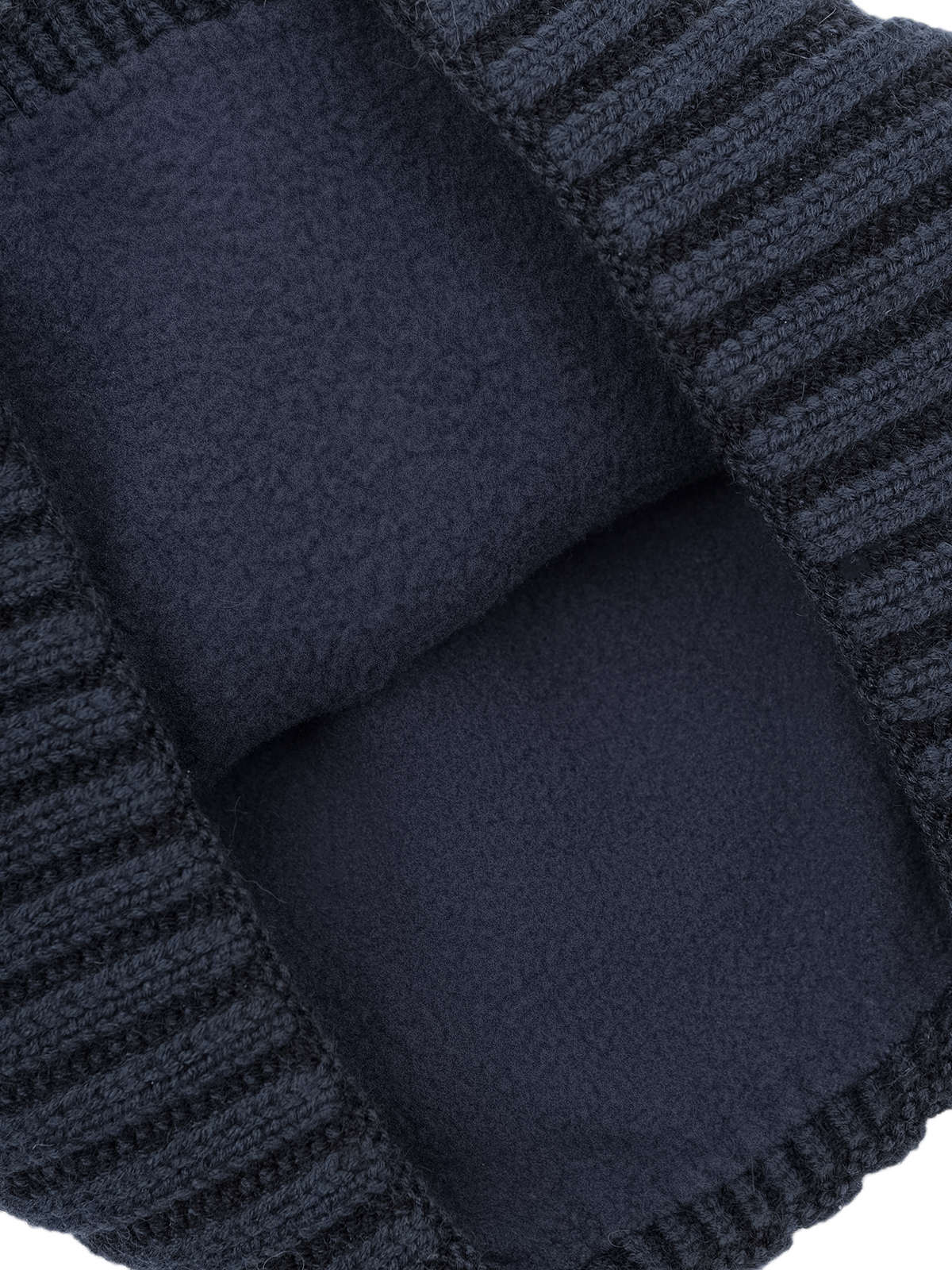 Шапка муж. шерсть+каш+виск LB-A53115 navy