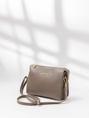 Сумка Di Gregorio gr796 vitello taupe oro