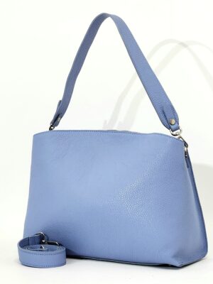 Сумка Steffalini st6333 vitello celeste большая