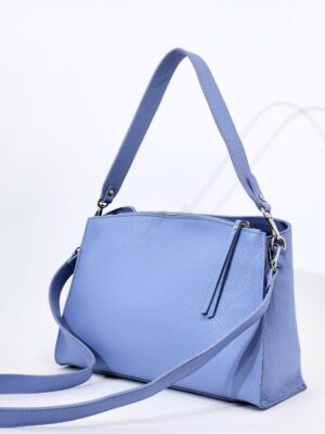 Сумка Steffalini st6333 vitello celeste большая