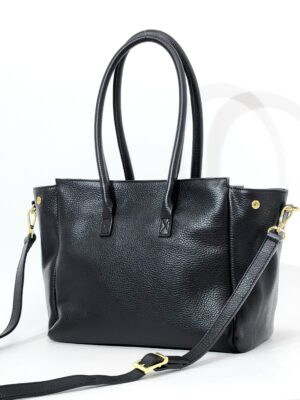 Сумка Steffalini st1334 vitello nero средняя