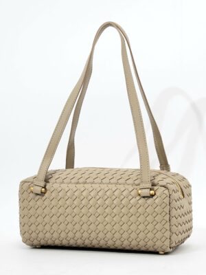 Сумка Steffalini st5353 intrecciato cappuccino средняя