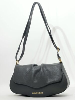 Сумка Di Gregorio gr9013 vitello cenere oro средняя