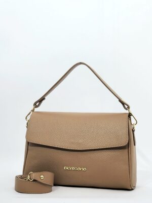 Сумка Di Gregorio gr9018 vitello tan oro средняя