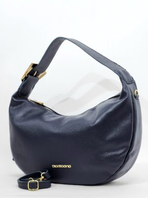 Сумка Di Gregorio gr9027 vitello blu oro большая