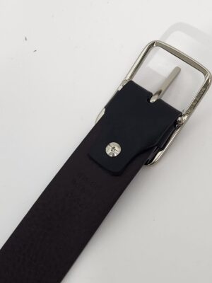 Ремень мужской Chiarugi ch1301 vitello nero t.moro