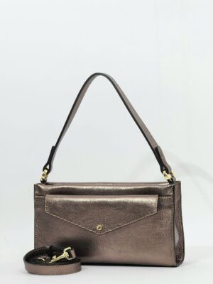Клатч Loristella ls2917L bronze средняя