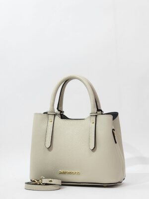 Сумка Di Gregorio gr9167 vitello latte oro маленькая
