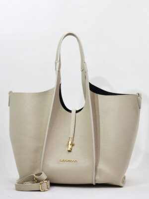 Сумка Di Gregorio gr9169 vitello latte oro большая