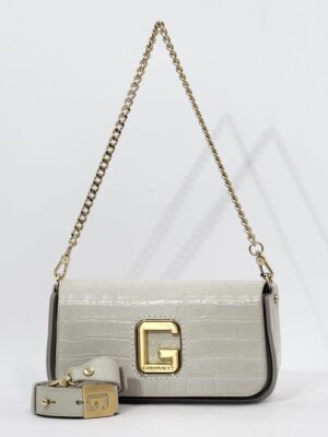 Сумка Gironacci gir2290 vitello off white calf cuoio off white маленькая