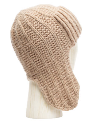 Шапка жен. анг+нейл LB-A53037 d.beige