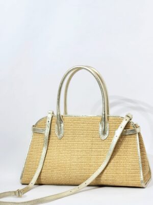 Сумочка кросс-боди Claudia Firenze cl11453 paglia laminato platino средняя