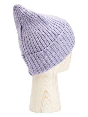 Шапка жен. шерсть+акр LB-BR55038 lilac