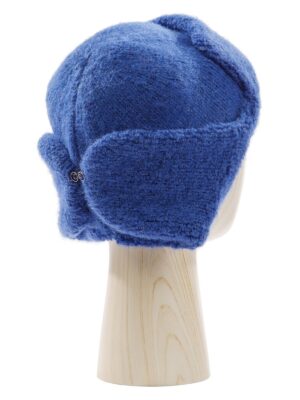 Шапка жен. кид-мох+альп+шерсть LB-N88031A electric blue