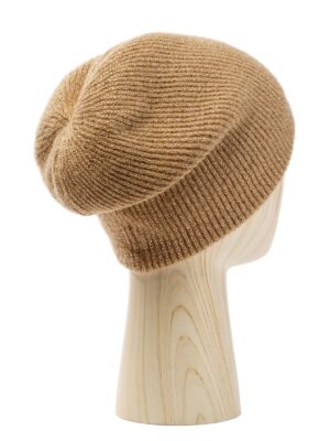 Шапка жен. кид-мох+альп+шерсть LB-N88037A beige