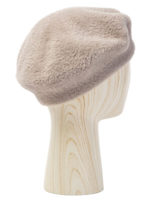 Берет жен. виск+хл+эл LB-N88707 taupe Берет жен. виск+хл+эл LB-N88707 taupe