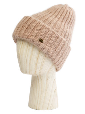 Шапка жен. анг+нейл LB-A53038 d.beige