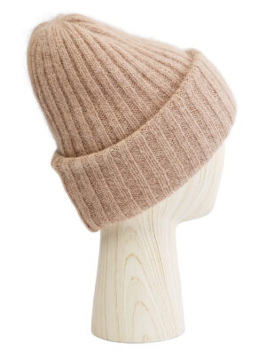 Шапка жен. анг+нейл LB-A53038 d.beige