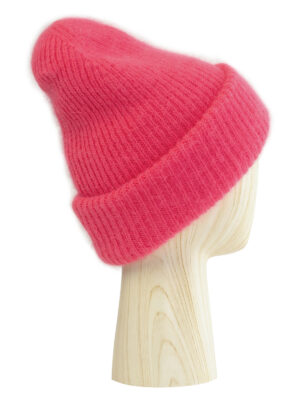Шапка жен. анг+нейл+шерсть LB-A53041 fuchsia