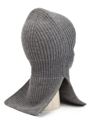 Шапка жен. шерсть+акр LB-N88044 grey melange