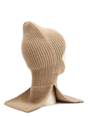 Шапка жен. шерсть+акр LB-N88044 beige melange