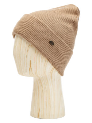 Шапка жен. шерсть+акр LB-BR55041 beige