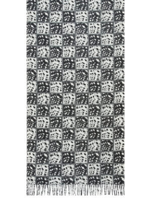 Палантин жен. виск+шерсть 70х198 LG33-962-01