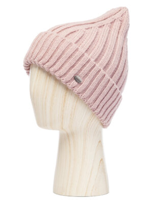 Шапка жен. шерсть+акр LB-BR55042 dusty rose