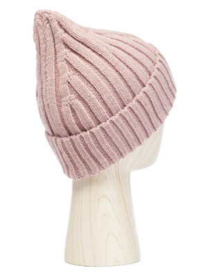 Шапка жен. шерсть+акр LB-BR55042 dusty rose