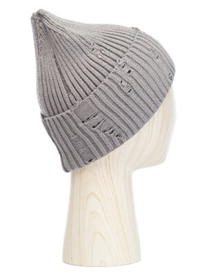 Шапка жен. хл+акр LB-BR55048 grey
