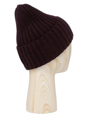 Шапка жен. шерсть+анг+нейл LB-A53056 plum