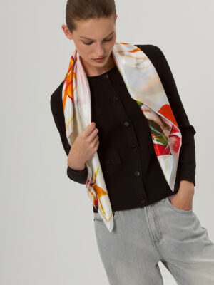 Платок жен. шелк 86х86 SS03-8433-18