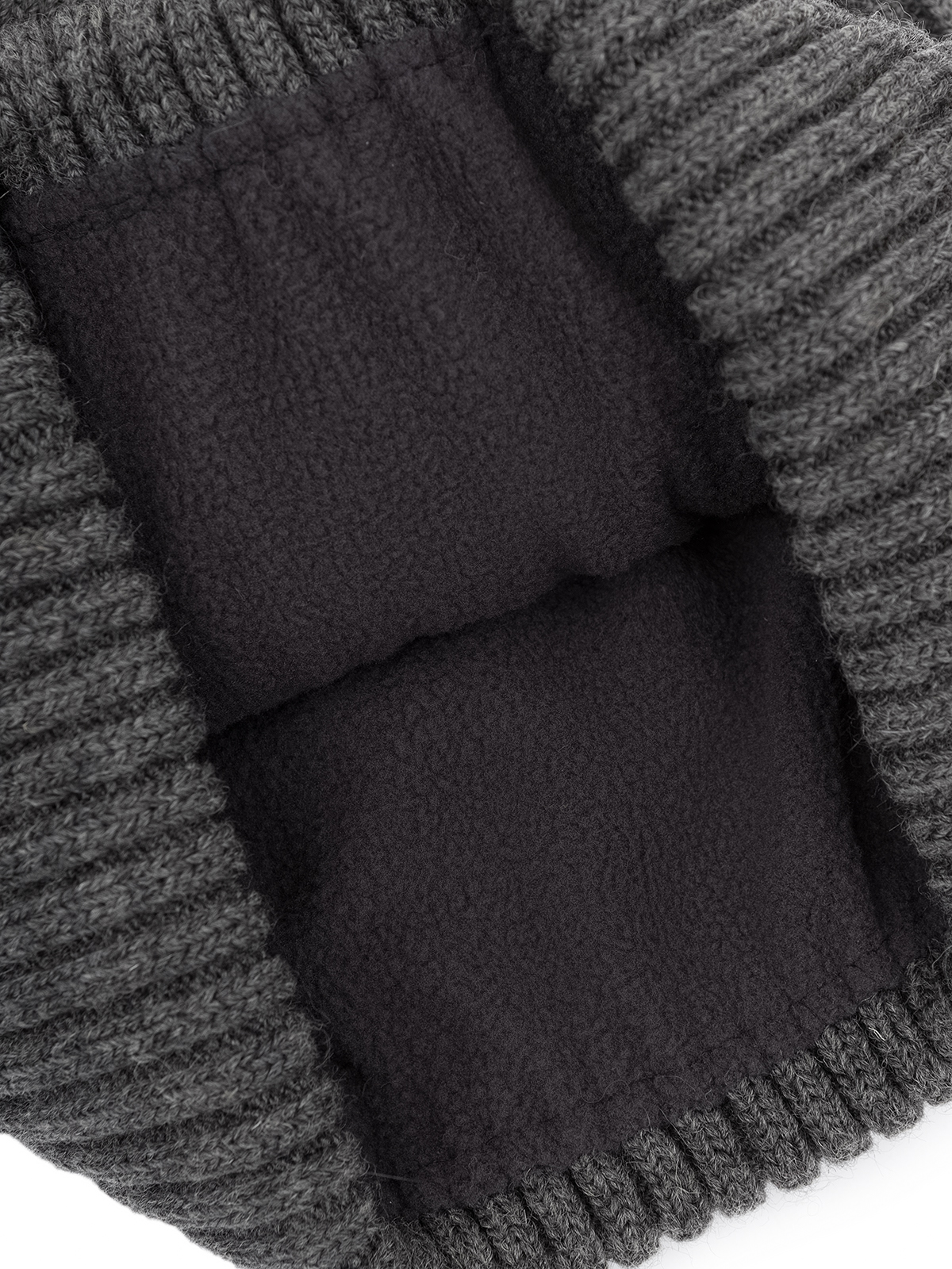 Шапка муж. шерсть+акр LB-A53114 graphite