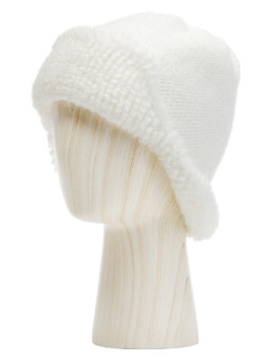 Шапка жен. анг+нейл+люр LB-A53050 white