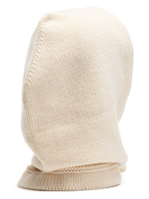 Капор жен. шерсть+акр LB-A53017 cream