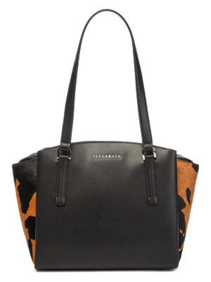Сумка деловая ELEGANZZA Z9266-8675 black/camel