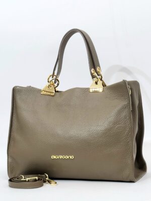 Сумка деловая Di Gregorio gr1974 vitello taupe oro большая