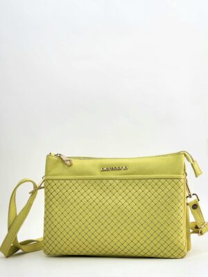 Сумка Di Gregorio gr3278 vitello giallo oro средняя