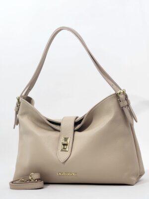 Сумочка кросс-боди Di Gregorio gr9003 vitello nude oro средняя