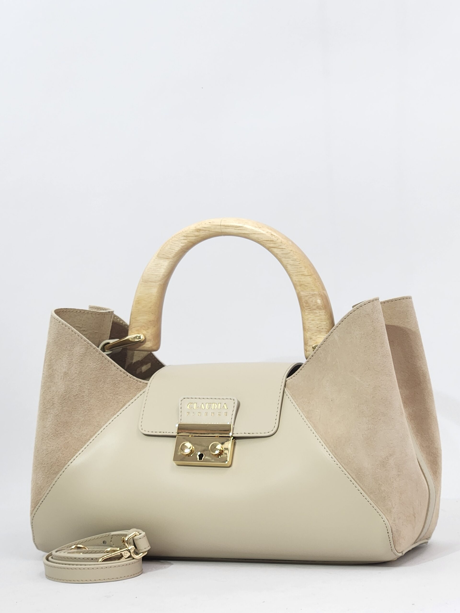 Сумочка кросс-боди Claudia Firenze cl11362 lasa camoscio nude большая