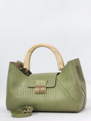 Сумочка кросс-боди Claudia Firenze cl11362 treccia salvia большая