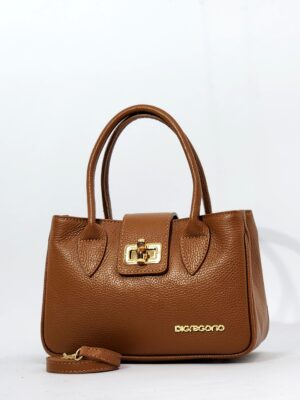 Сумочка кросс-боди Di Gregorio gr9171 vitello cuoio oro средняя