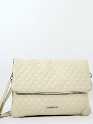 Сумочка Di Gregorio gr2009 vitello beige argento большая