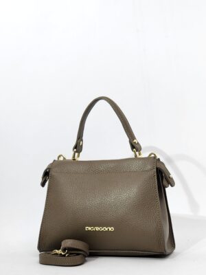 Сумка Di Gregorio gr9020 vitello taupe oro маленькая