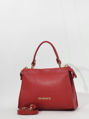 Сумка Di Gregorio gr9020 vitello rosso oro маленькая